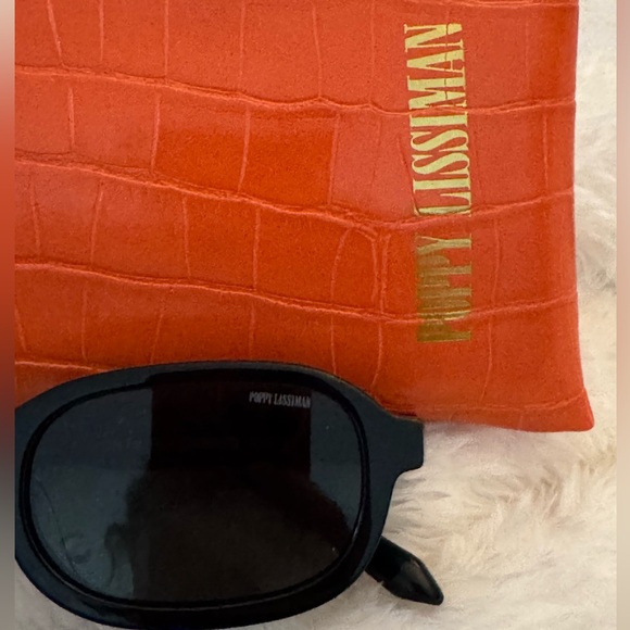 Poppy Lissiman Monty Black Sunglasses - Picture 3 of 6